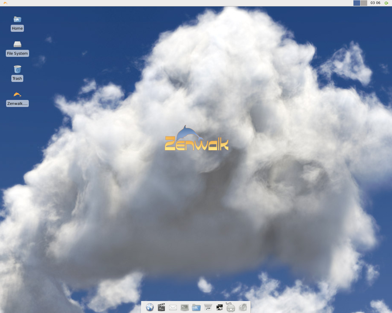 Zenwalk desktop screenshot: 6.4