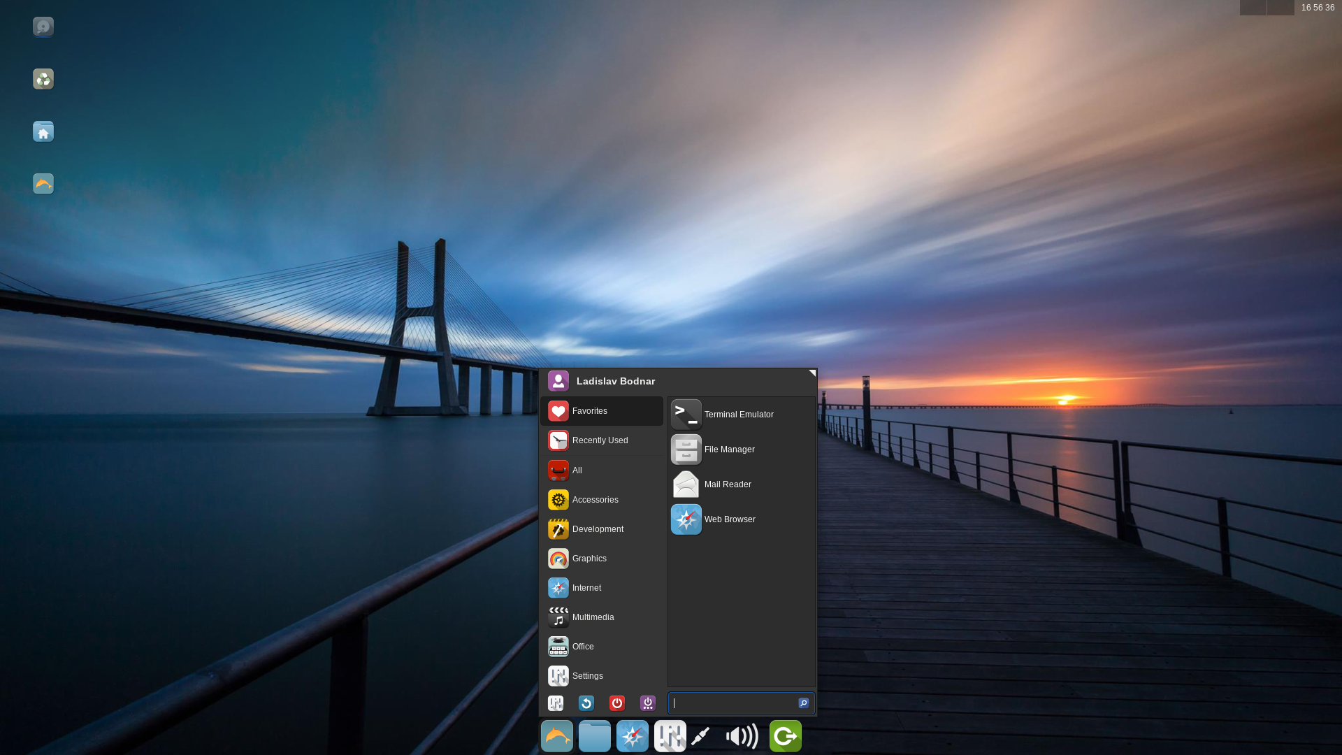 Zenwalk desktop screenshot: current 190602