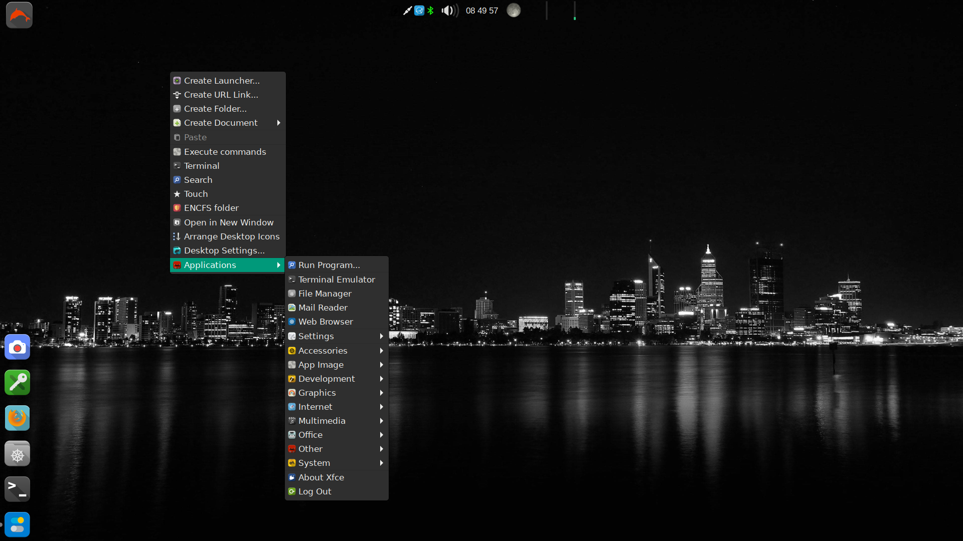 Zenwalk desktop screenshot: current 230909