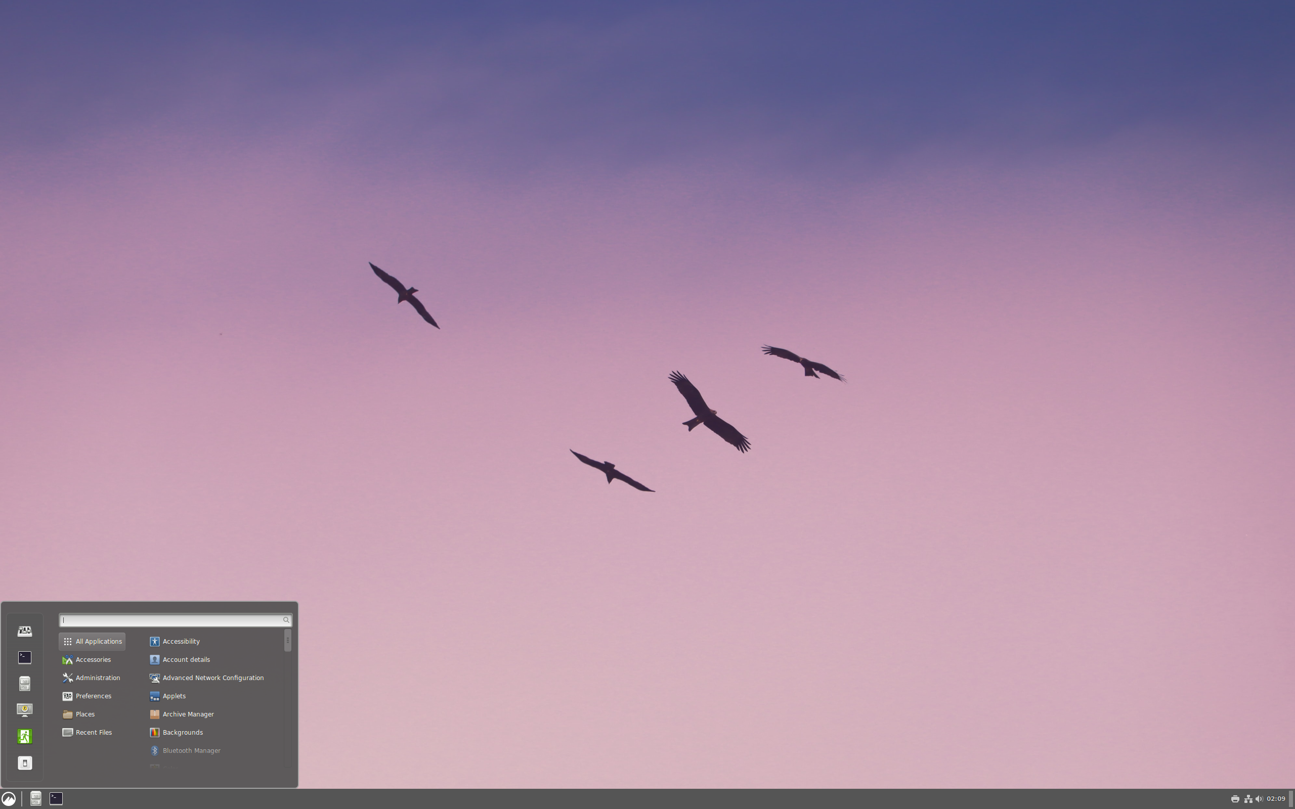ZEPHIX desktop screenshot: 7 cinnamon