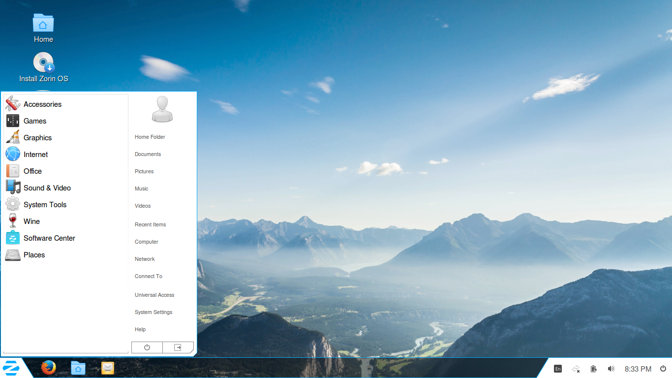 Zorin desktop screenshot: 11