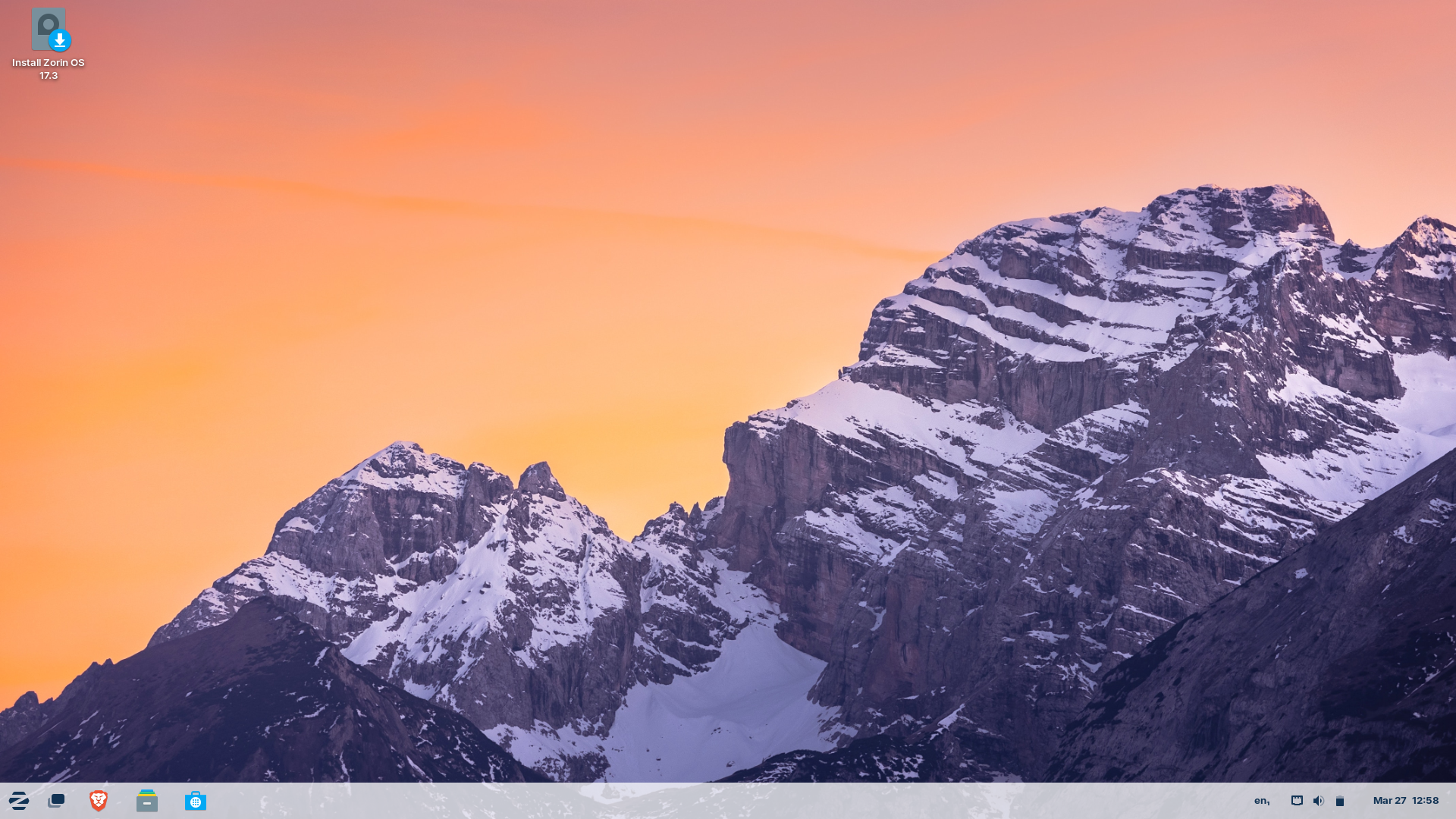 Zorin desktop screenshot: 17.3